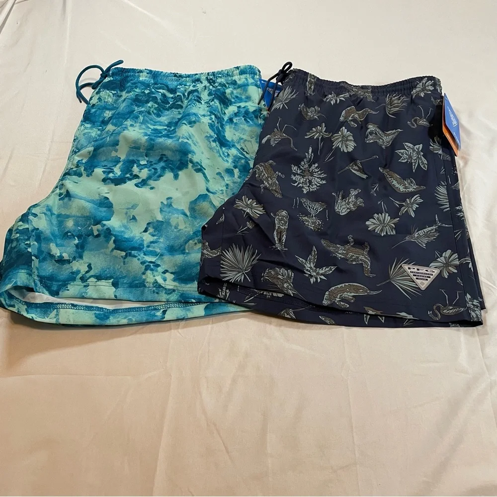 Columbia Aqua‎ and Navy Swim Trunks